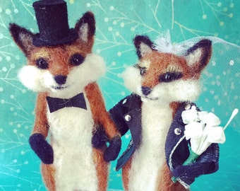 Animal Wedding Cake Topper