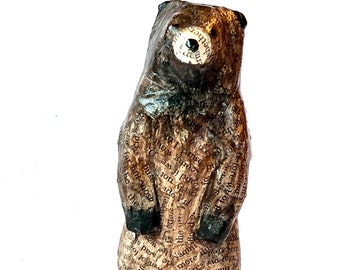 Papier Mache Bear, Paper Mache Bear