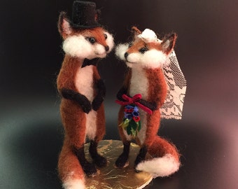 Animal Wedding Cake Topper