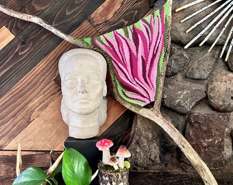 Colorful Woven Branch Wall Hanging