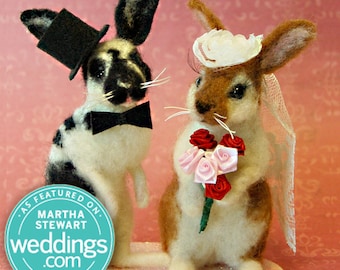 Bunny / Rabbit Custom Wedding Cake Topper
