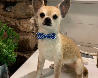 Life size small breed dog replica/sculpture