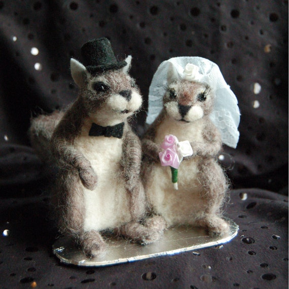 Squirrel Wedding Cake Topper - Etsy UK