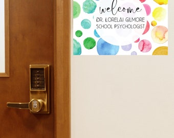Customizable Office Sign  | 8.5"x11" | Education Specialist Edition | Digital Template