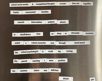 Gift: Special Education Team Edition | Over 200 words for endless poetic possibilities
