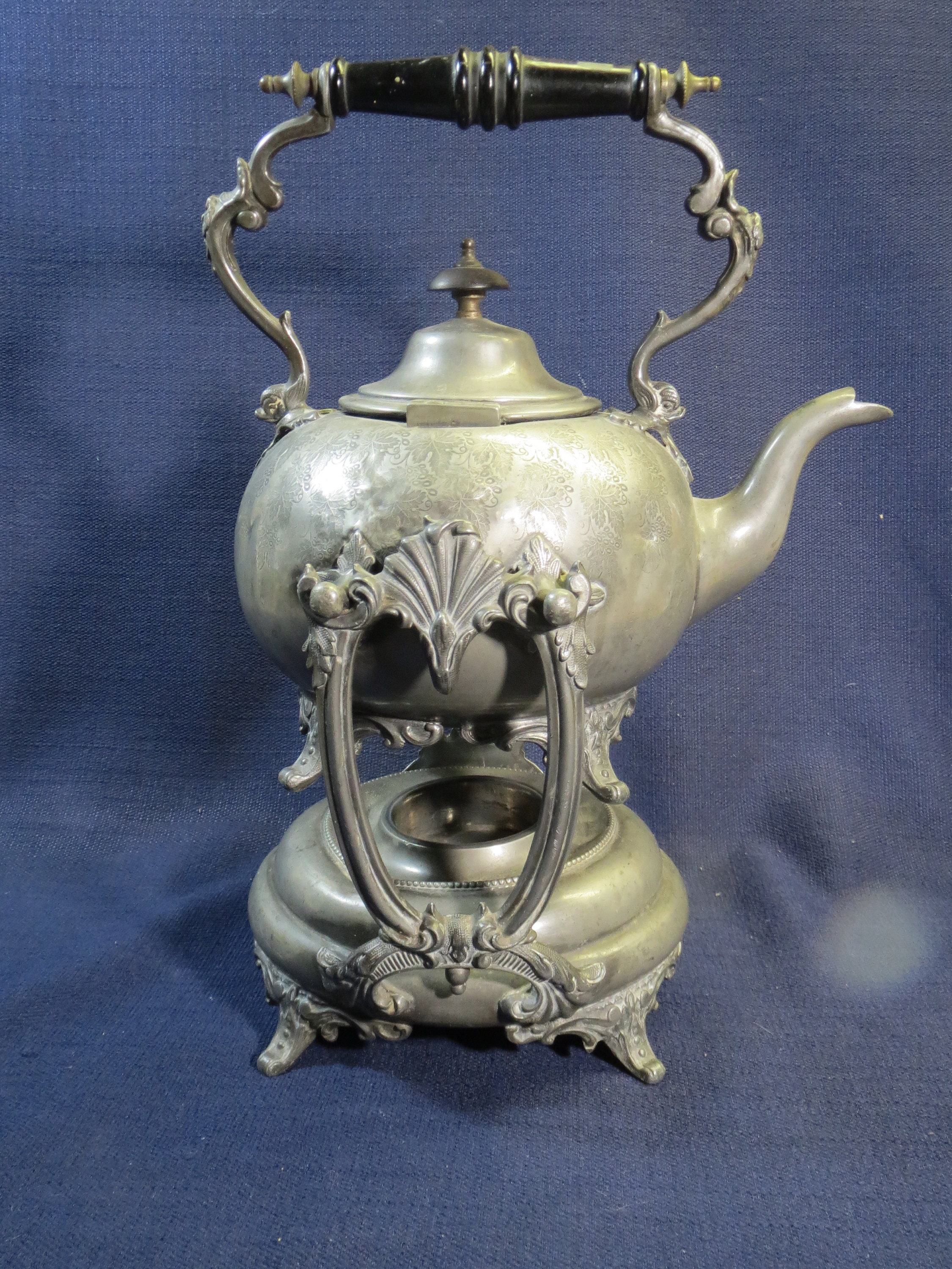 Antique British Teapot with Warmer c1898 Floral Design Johnson Etsy