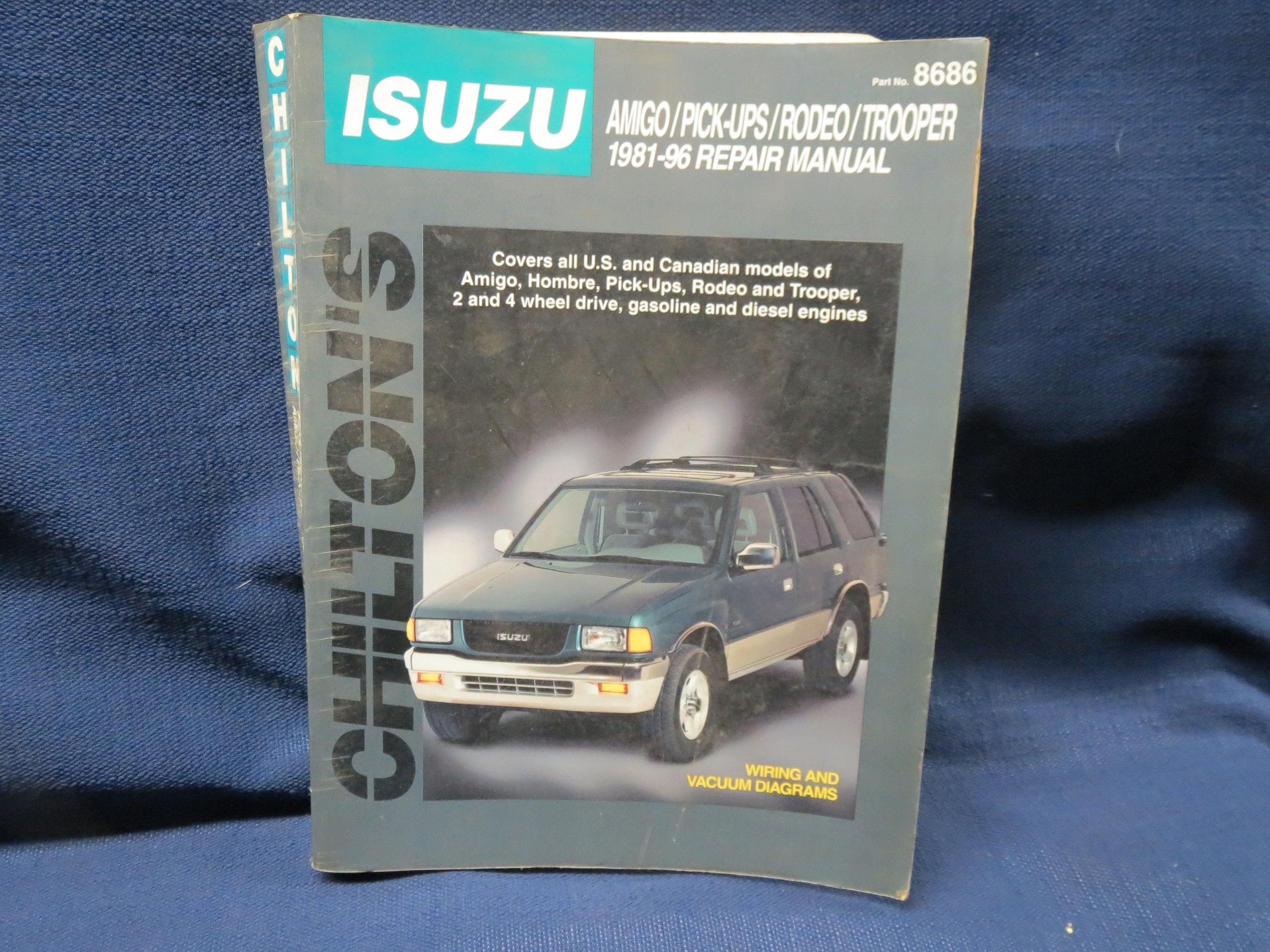 1981-96 ISUZU CHILTONS Amigo Hombre Pick-ups Rodeo Trooper 2-4 Wheel
