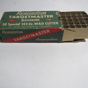 Vintage REMINGTON Target Master 38 Special 148 gr with Seperator (EMPTY BOX)