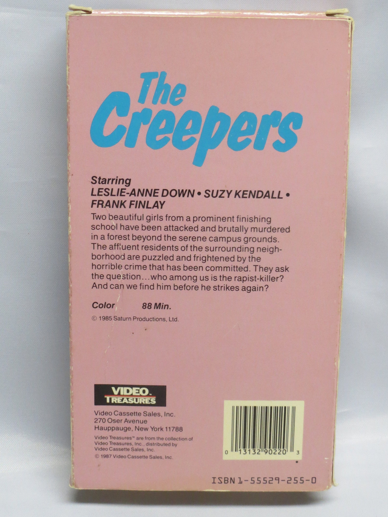 THE CREEPERS VHS Rare Horror Slasher Leslie Anne Down 1985 Video