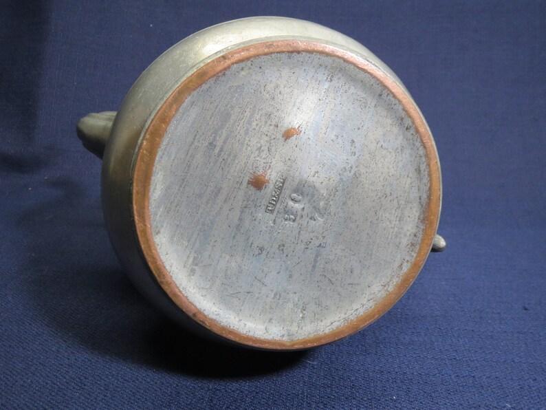 Antique American Pewter TEAPOT by Thomas D. & Sherman Boardman