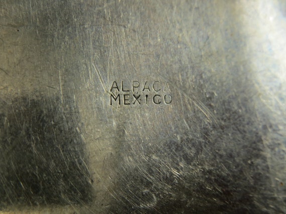 Vintage Sterling Silver & Abalone Alpaca Mexico S… - image 3