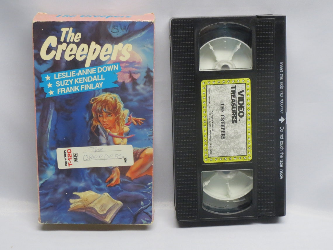 THE CREEPERS VHS Rare Horror Slasher Leslie Anne Down 1985 Video