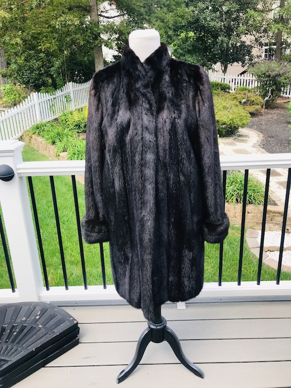 Real Mink Fur Coat, Mahogany Fur Coat, Fur Coat Fo