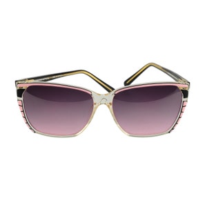 Diseño de alta moda gafas de sol Florencia 628-2 57-16 rosa Made in Italy