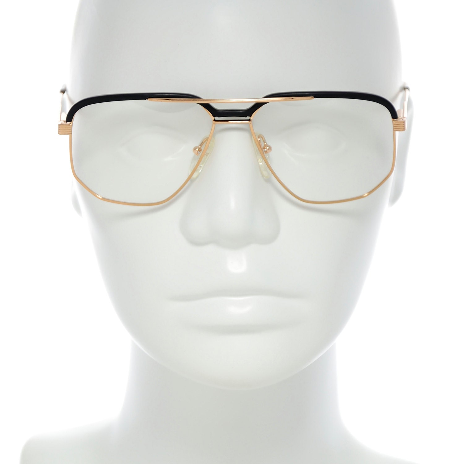 Look Eyeglasses M2 17N Italy Designer Frames Only Gold 53-14-145 53 17 145 Glasses main image 3