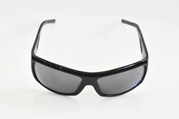 Black Flys Sunglasses SNOW FLY with Blue Rhinesto… - image 1