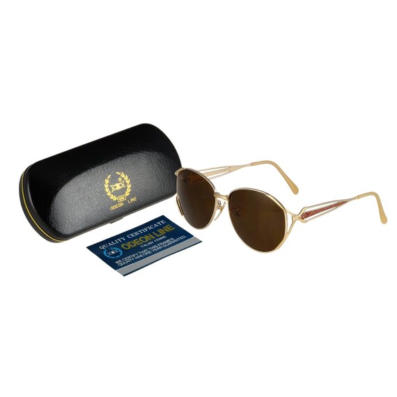 Odeon Line OL-2010 Brown Lens 58-15-135mm Sunglasses Odeon Line | Accessories | Odeon Line Ol20 5815135mm Green  main image 3