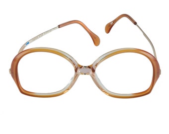 Titan by Metzler Eyeglasses Frames Sivler Gold Oval Full rim 56-16-140 H7169‎ Titan by Metzler Eyeglasses Frames Sivler Gold Oval Full rim  main image 4