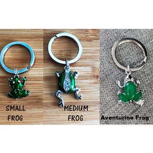 Tiffany frog shop keychain