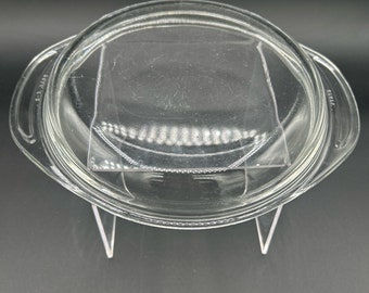 Couvercle rond transparent de rechange pour casseroles 683C C-5 en Pyrex
