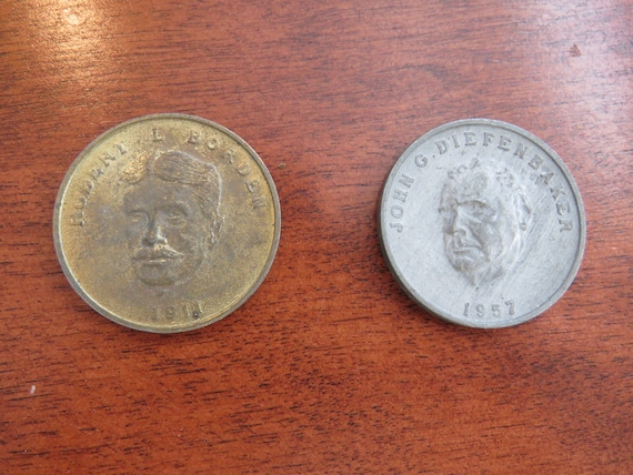 John G Diefenbaker 1957 And Robert L Borden 1911 Medals Etsy