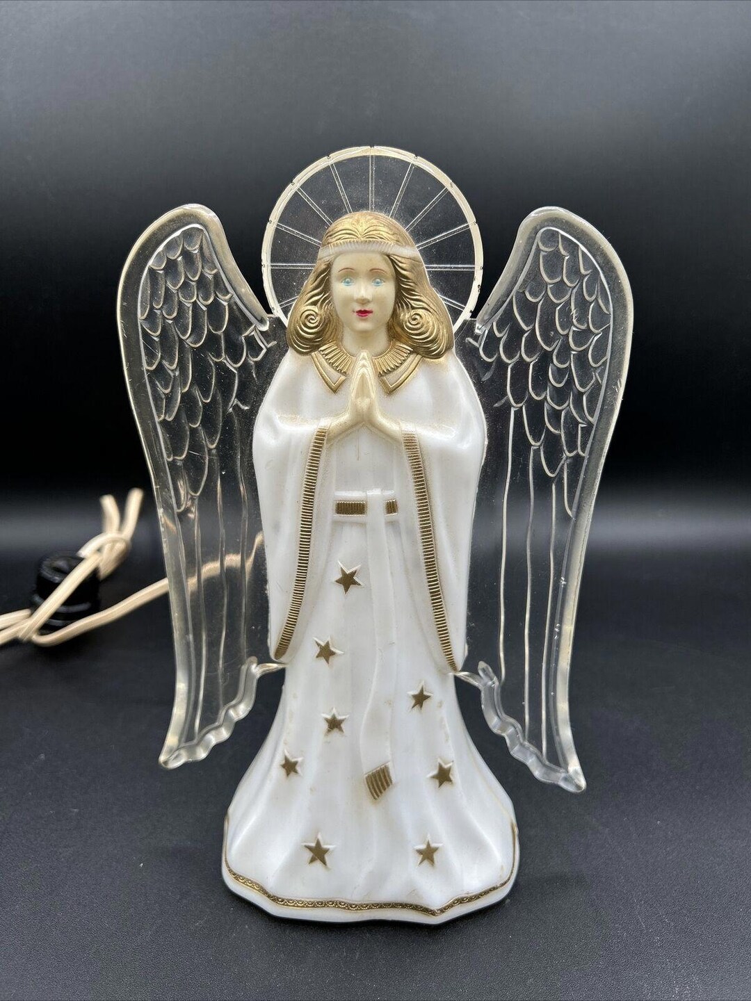 Paramount Plastic Light-up Christmas Angel Tree Topper - Etsy