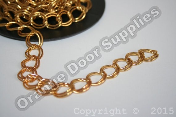 Stainless Steel chain bulk, 30 ft of Surgical Stainless Steel Cable chain -  4.1x3.2mm Unsoldered Link