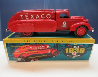 texaco truck piggy bank