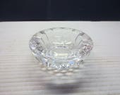 Vintage Waterford Colleen Pattern Heavy Irish Crystal Glass Ashtray