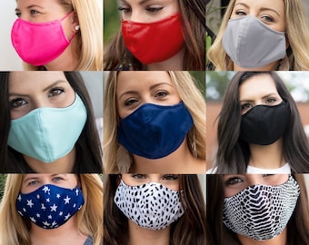 Monogram Face Mask, Reusable Face Mask, Washable Face Mask, Monogram Face Mask, Personalized Face Mask, Monogrammed Face Mask