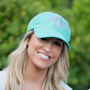 Monogram Hat, Monogram Baseball Hat, Womens Hat, Bridesmaid Hats, Monogrammed Cap, Bridesmaid Gift, Monogram Hat, Womens Baseball Hat, Cap