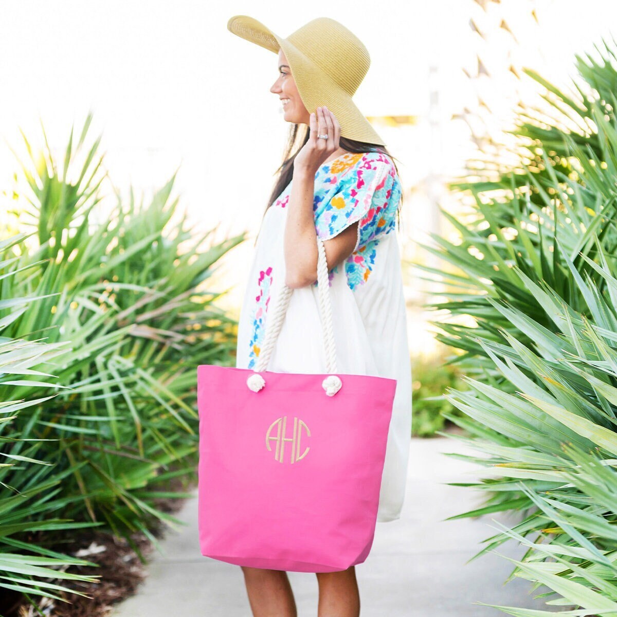 Monogram beach bag new arrivals