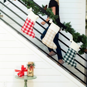 Family Christmas Stockings, Personalized Christmas Stockings Knit, Monogram Christmas Stockings, Christmas Decorations, Knit Stockings