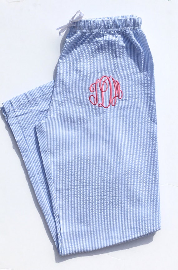 Monogram pajama pants hotsell