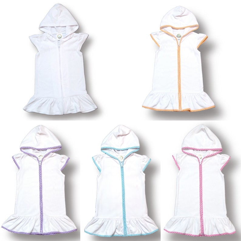 Girls Monogram Swimsuit Cover Up Bathing Suit Cover Up Beach Etsy