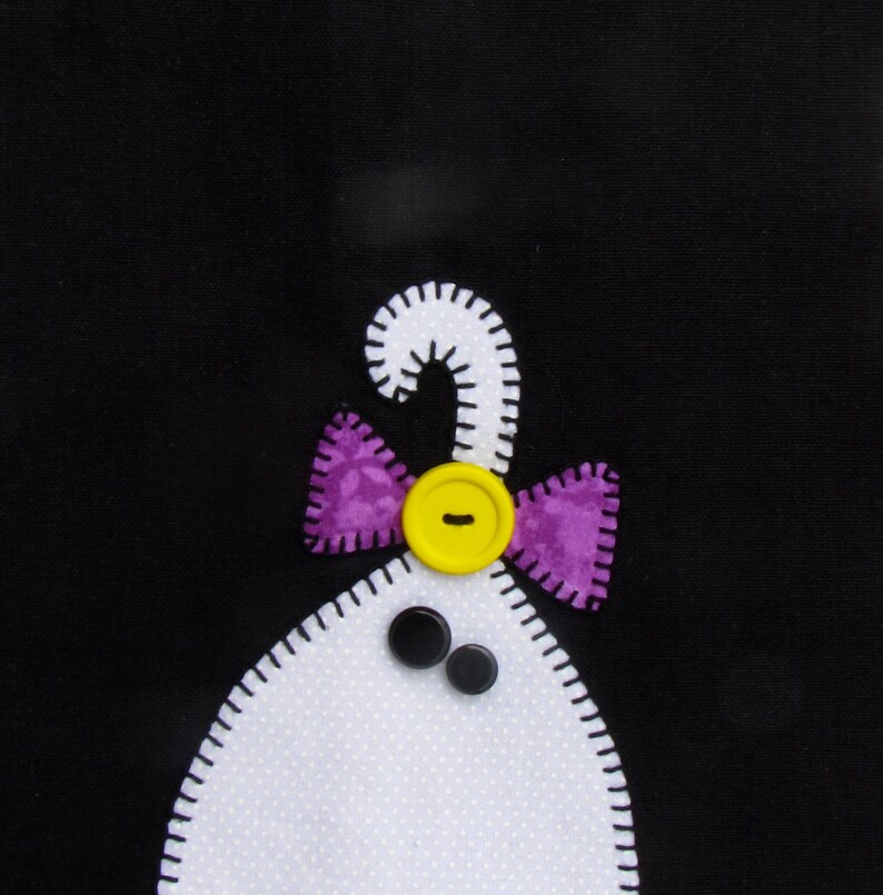 Dish Towel Home Decor Halloween Kitchen Towel Hand Towel Halloween Applique Tea Towel Halloween Decor Ghost Applique Tea Towel