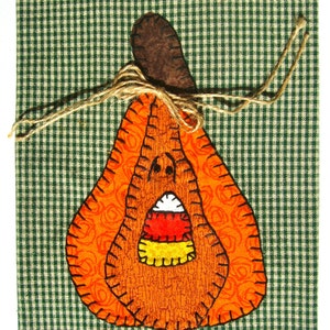 Thanksgiving Applique Tea Towel,Pumpkin Applique Tea Towel, Halloween Applique Tea Towel, Hand Towel, Dish Towel, Hand Towel, Tea Towel image 2