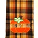 Fall Applique, Fall Applique Tea Towel, Fall Kitchen Towel ...