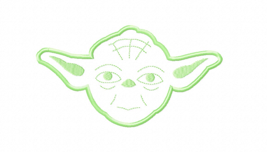 yoda head outline