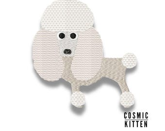 Diseño de bordado a máquina de caniche: Caniche estándar (descarga instantánea)