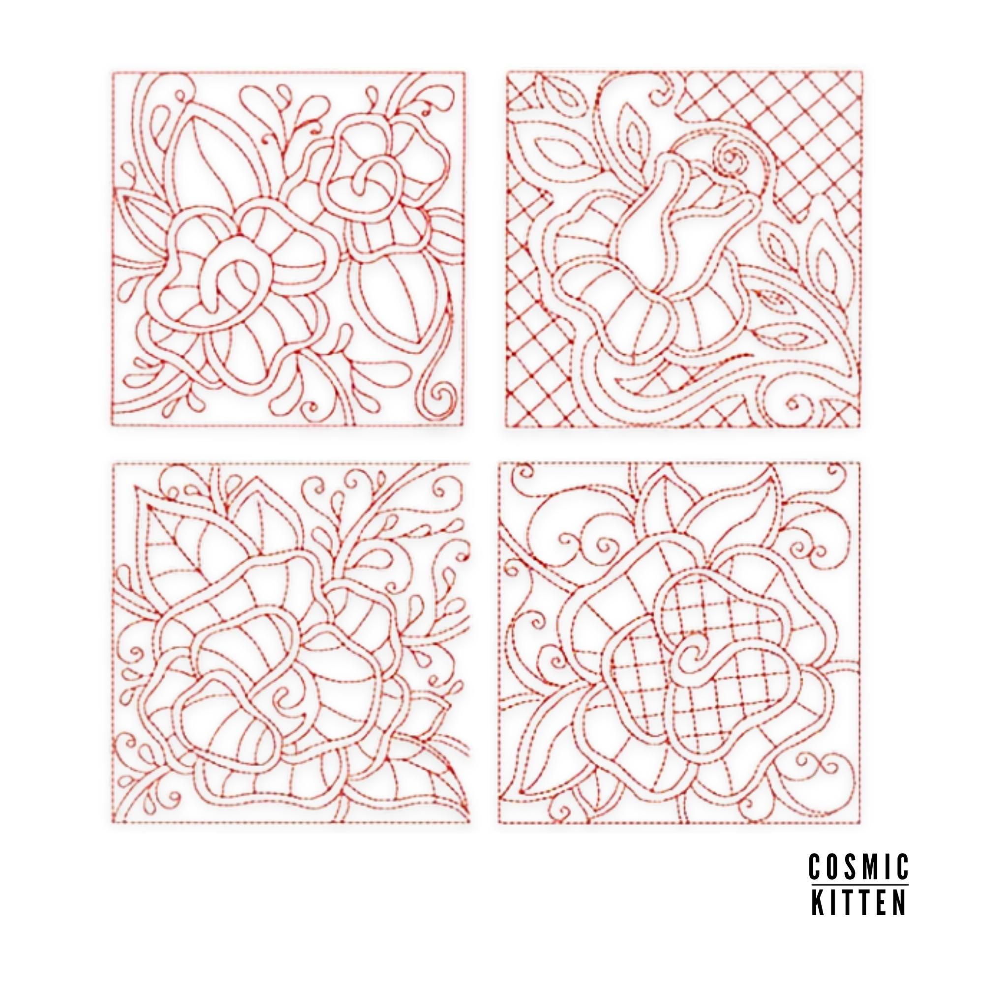 Redwork patterns - Etsy 日本