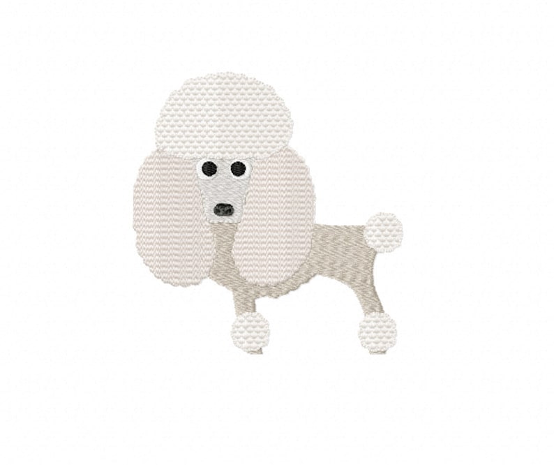 Poodle Embroidery Designs