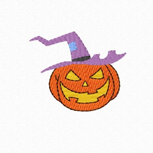 Booooo!  ~ HALLOWEEN PUMPKIN ~ Machine Embroidery Design in 2 Sizes - Instant Download