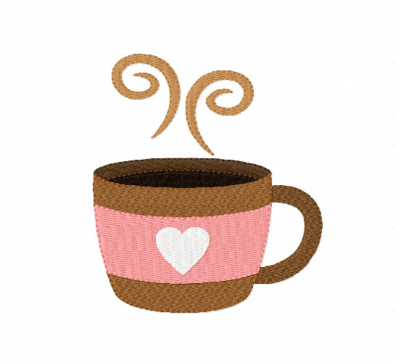 COFFEE Time Multipack 3 Machine Embroidery Designs to Suit 4 x 4 hoop Instant Download Put the coffee on Pass the Donuts image 2