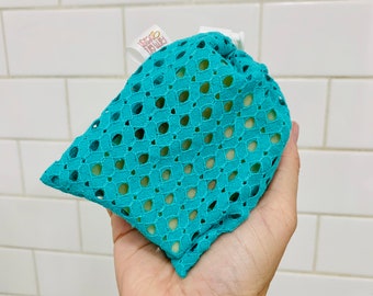 CHOOSE YOUR COLOUR Soap Saver Bag | Soap Sack | Mesh Soap Bag | Soap Saver Pouch | Soap Holder | Soap Dish | Soap Cozy |