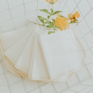 Reusable Cloth Baby Wipes 8 Pack Baby Gender NeutralFlannel Wipes Washcloths Comestic Makeup Remover Wipes