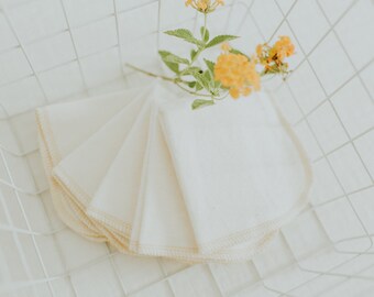 Reusable Cloth Baby Wipes 8 Pack Baby Gender NeutralFlannel Wipes Washcloths Comestic Makeup Remover Wipes