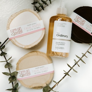 CHOOSE YOUR COLOUR Facial rounds | MakeuP Remover | Facial ToweL | Flannel Scrubby | SofT Scrubbies | Cotton RoundS | Makeup Wipes
