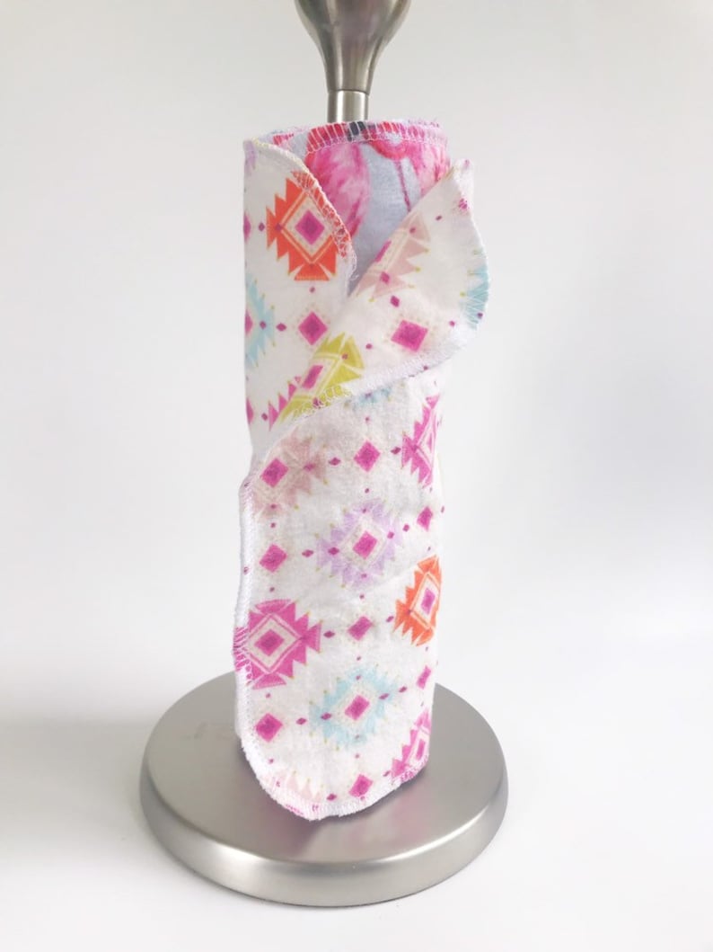 8 Assorted Unpaper Towel Paperless Towel Reusable Cloth Etsy