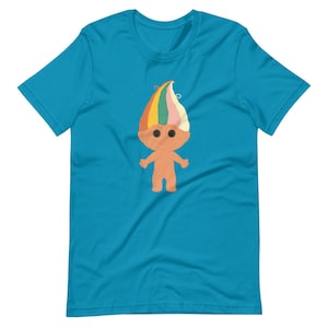 Troll Doll Good Luck Troll Gonk Troll  Dam Doll Treasure Troll Short-Sleeve Unisex T-Shirt